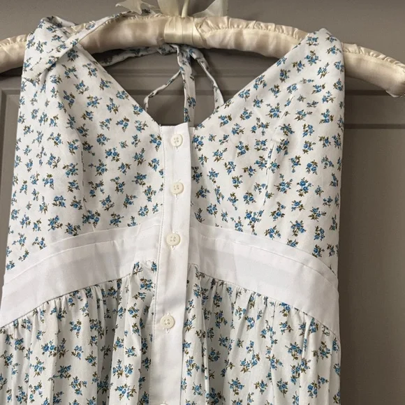 La Ligne White and Green Maxi Dress - Picture 2 of 3